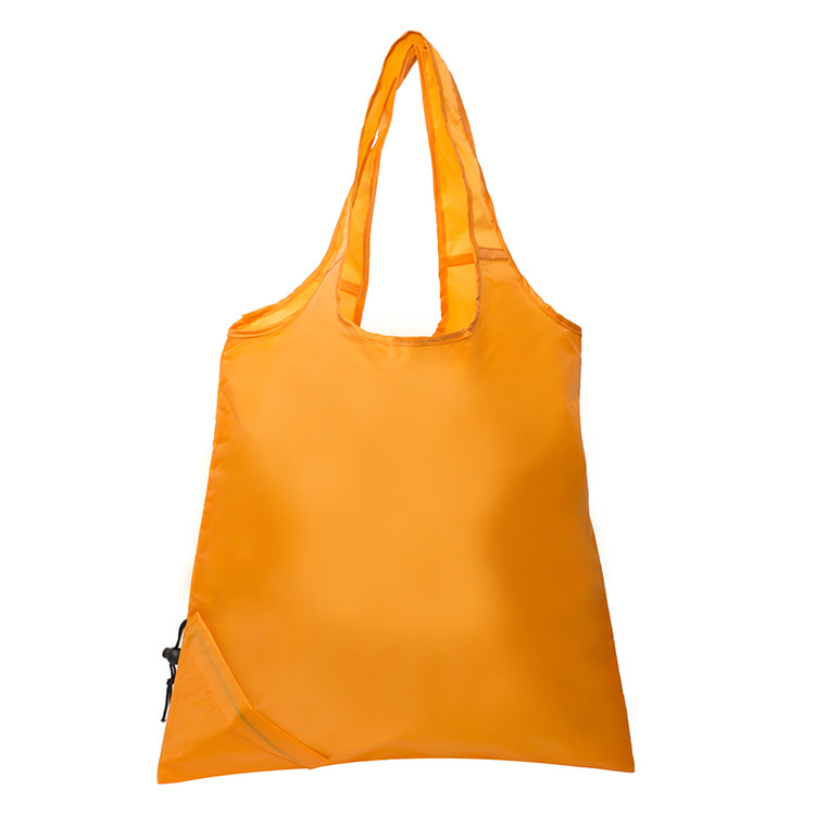 Polyester bungalow shopper tote.